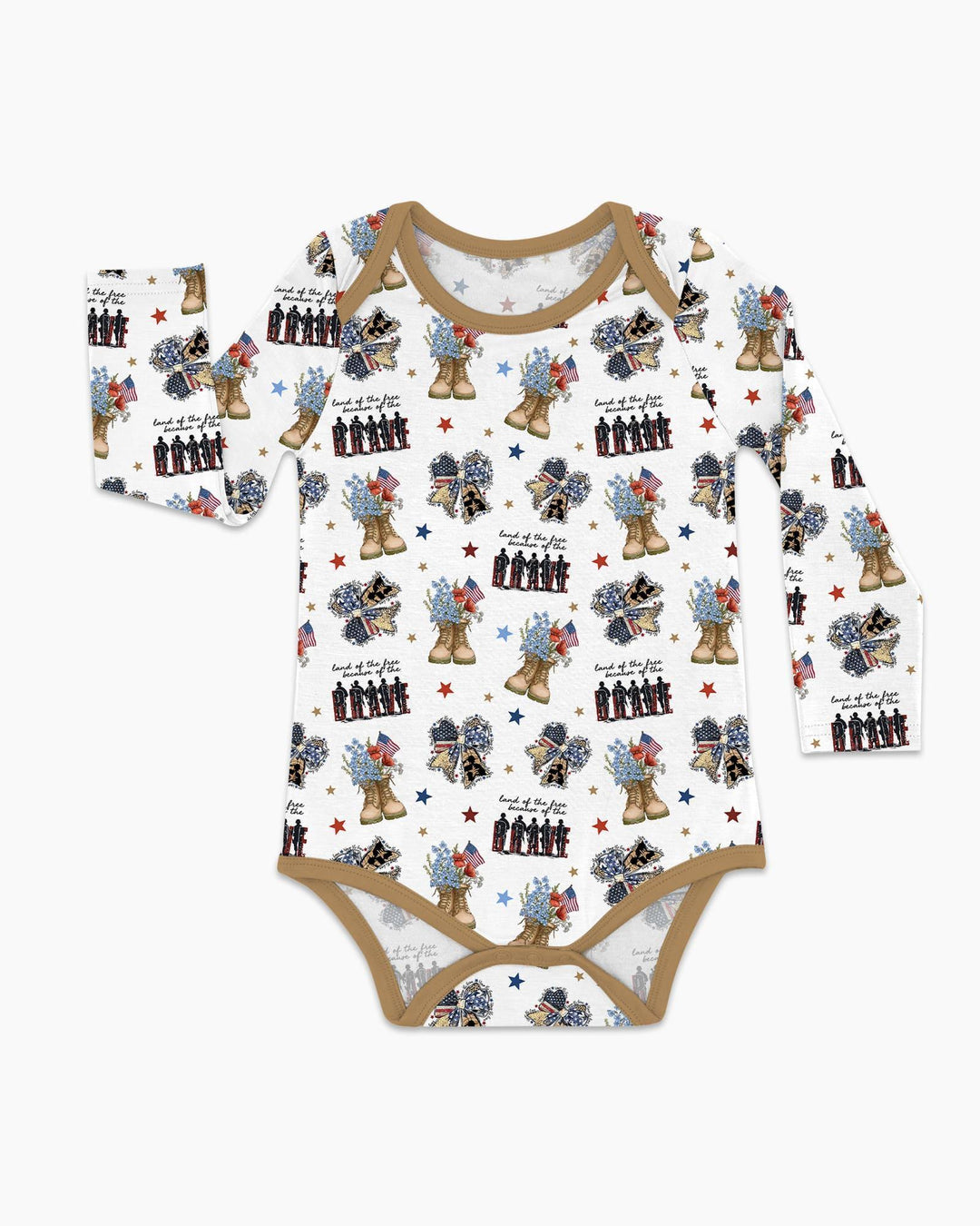 Honor the Brave Family Matching Bamboo Bodysuit