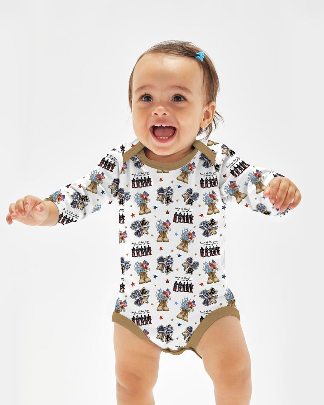 Honor the Brave Family Matching Bamboo Bodysuit