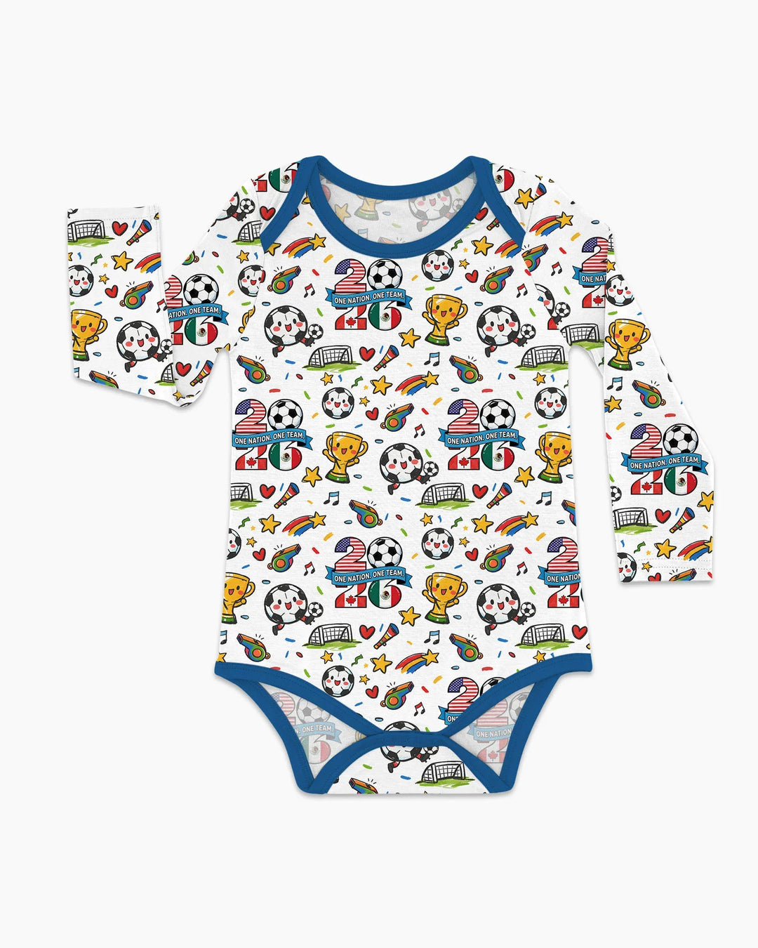 Soccer Fever 2026 Family Matching Bamboo Bodysuit