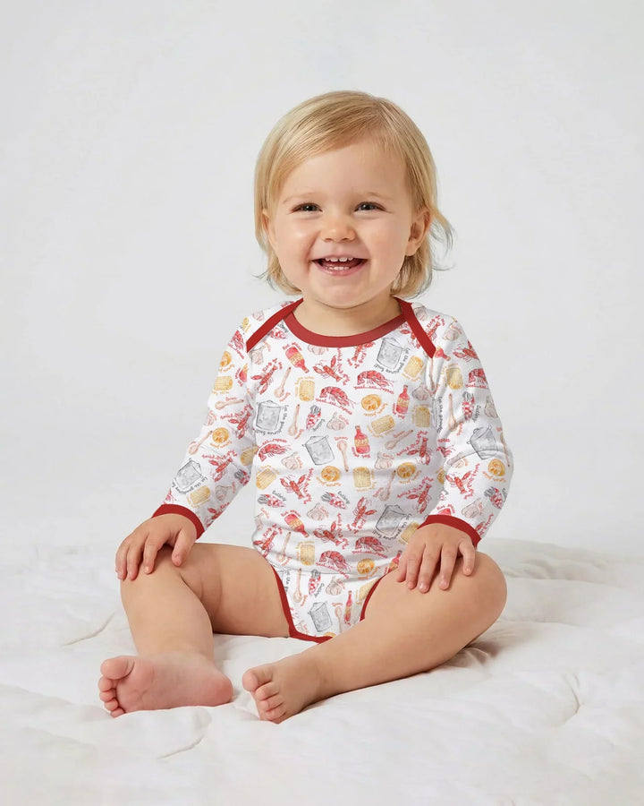 Crawfish Boil Bamboo Bodysuit