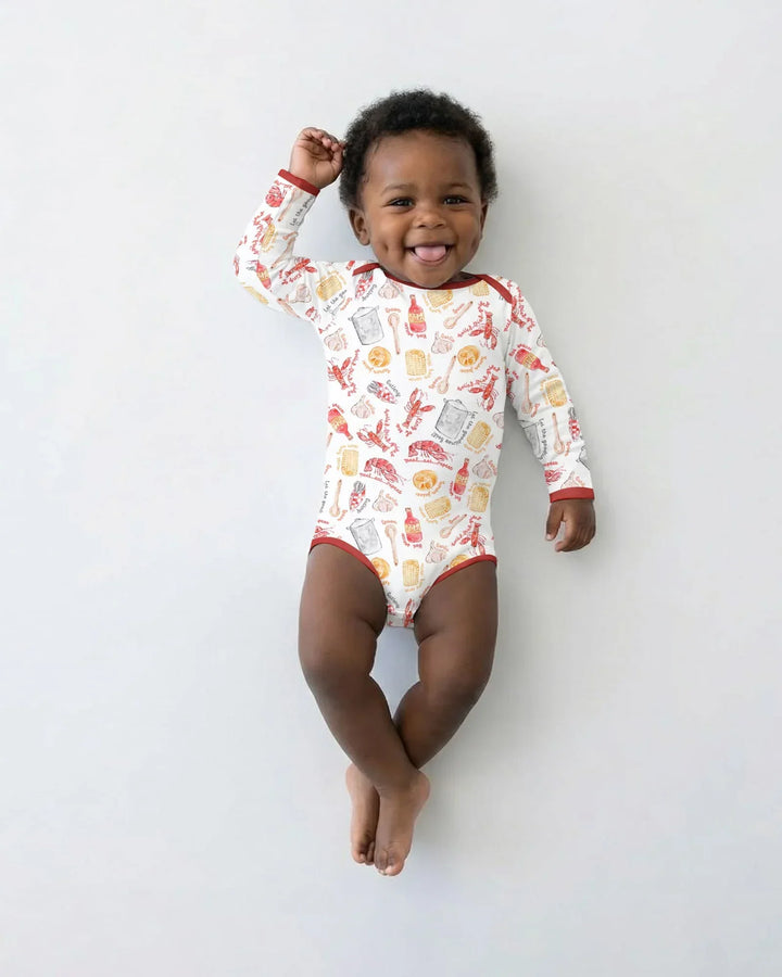 Crawfish Boil Bamboo Bodysuit