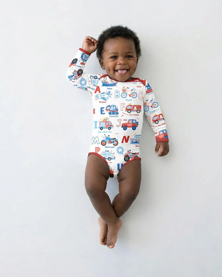 Patriotic Construction Bamboo Bodysuit
