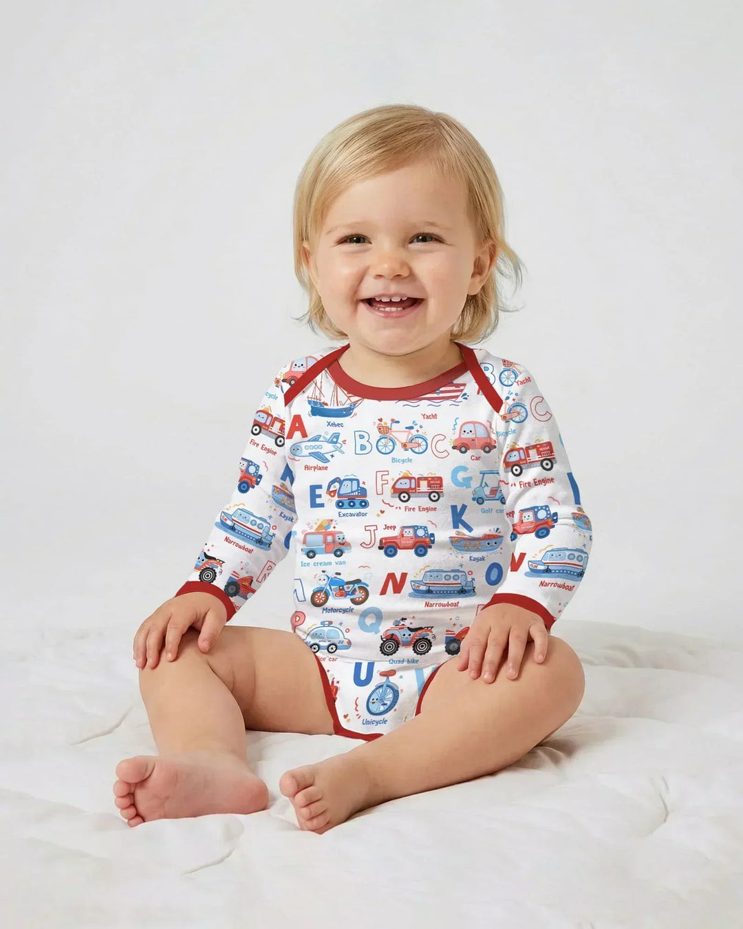 Patriotic Construction Bamboo Bodysuit