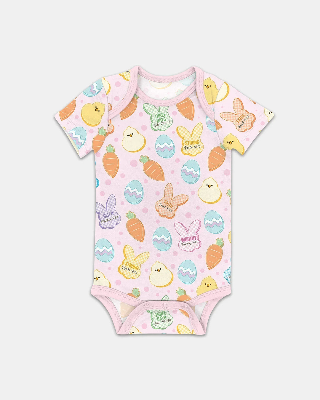 Easter Christian Bunny Bamboo Bodysuit