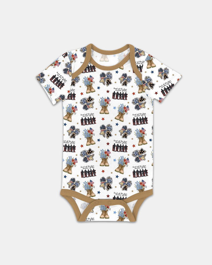 Honor the Brave Family Matching Bamboo Bodysuit