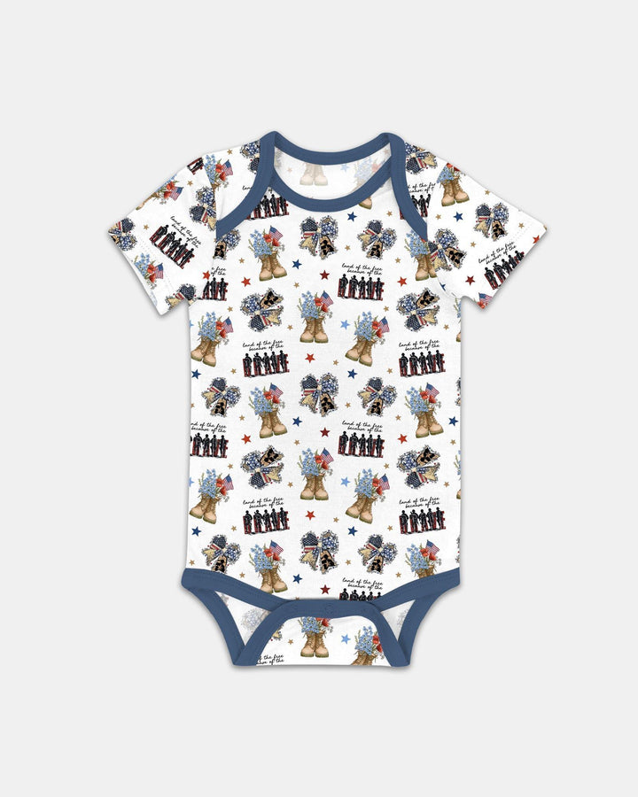 Honor the Brave Family Matching Bamboo Bodysuit