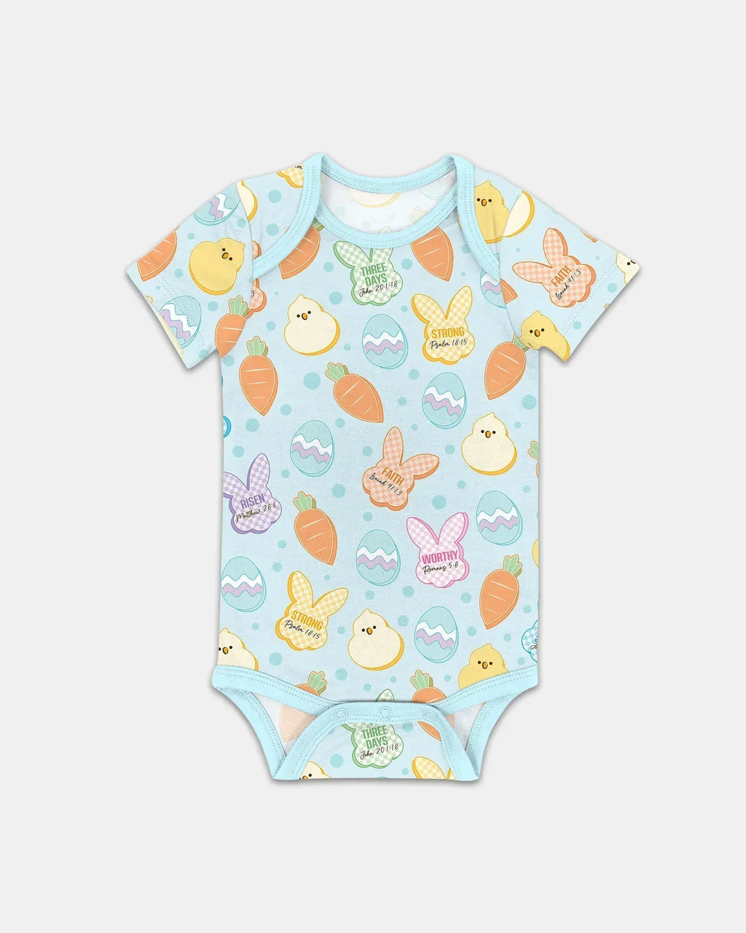 Easter Christian Bunny Bamboo Bodysuit