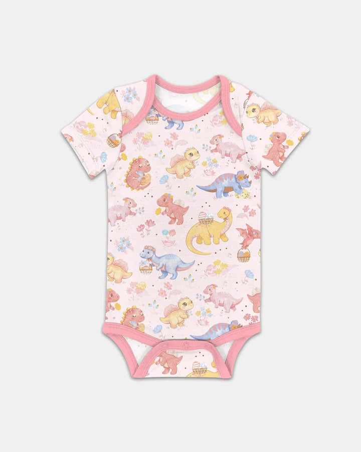 Dino Easter Bamboo Bodysuit