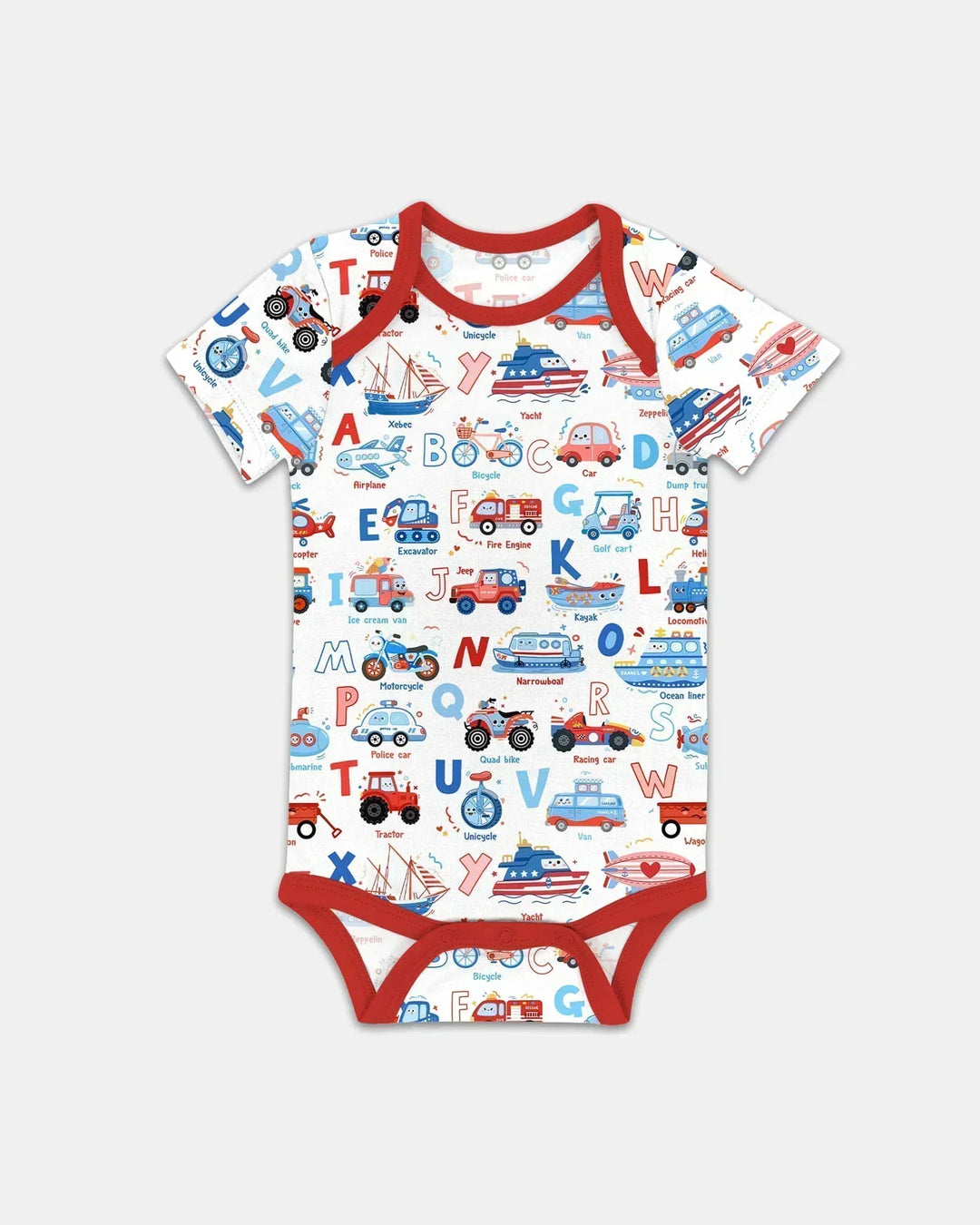 Patriotic Construction Bamboo Bodysuit