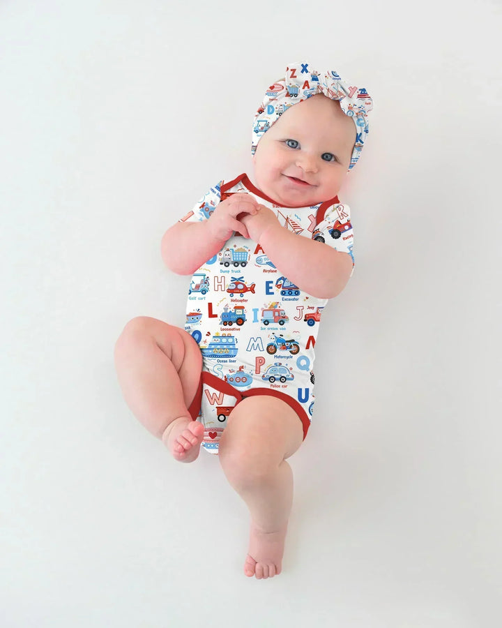 Patriotic Construction Bamboo Bodysuit