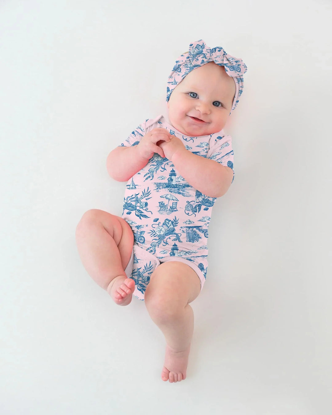 Summer Toile Bamboo Bodysuit