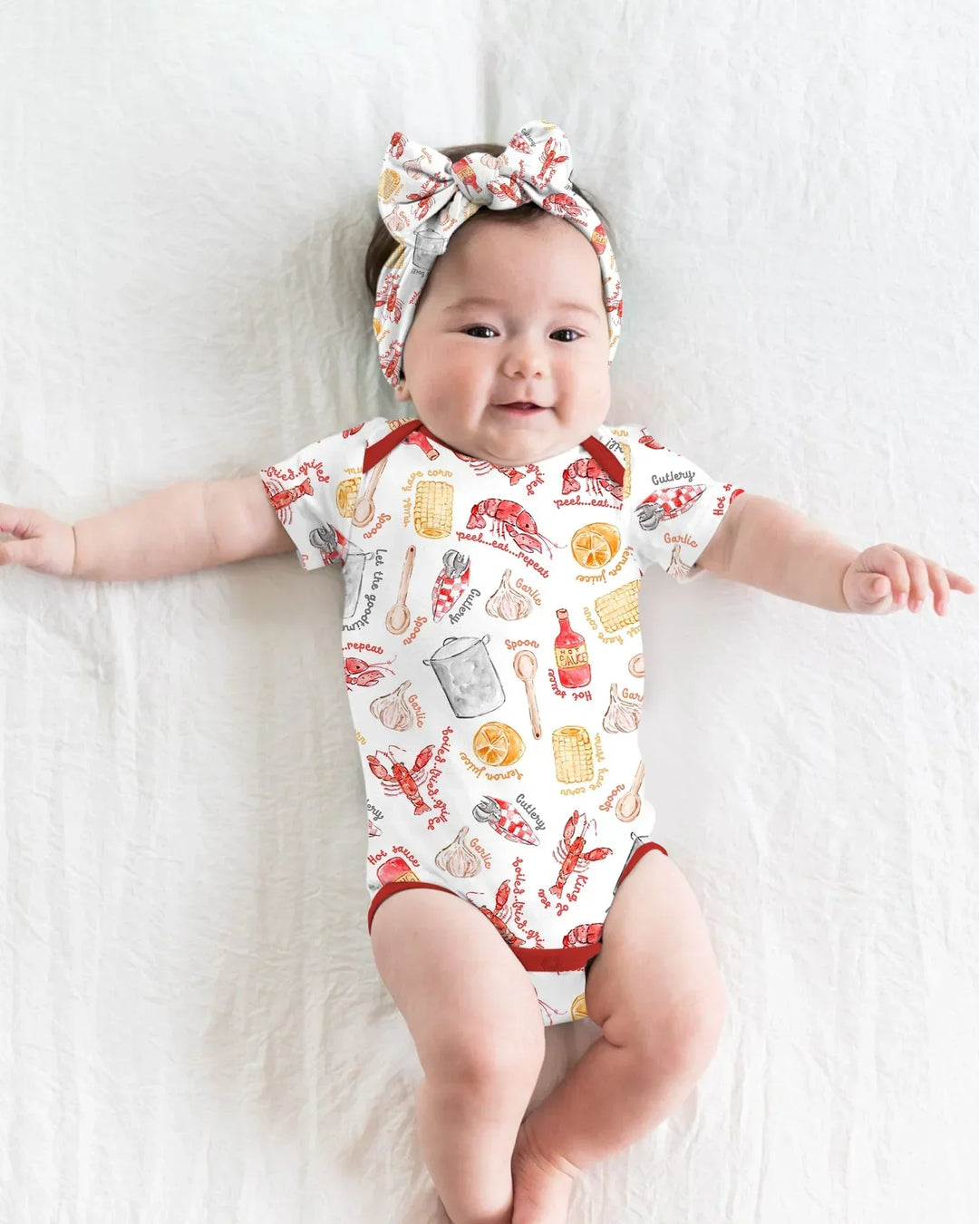 Crawfish Boil Bamboo Bodysuit