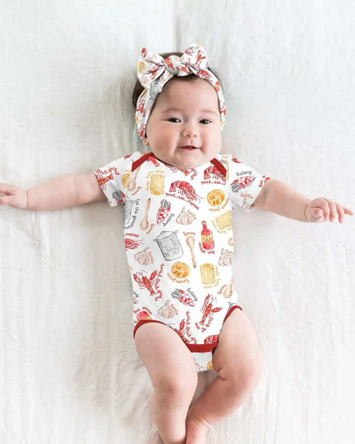 Crawfish Boil Bamboo Bodysuit