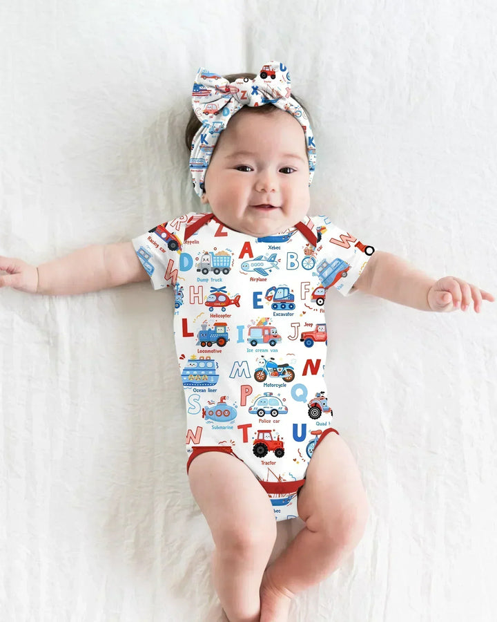 Patriotic Construction Bamboo Bodysuit