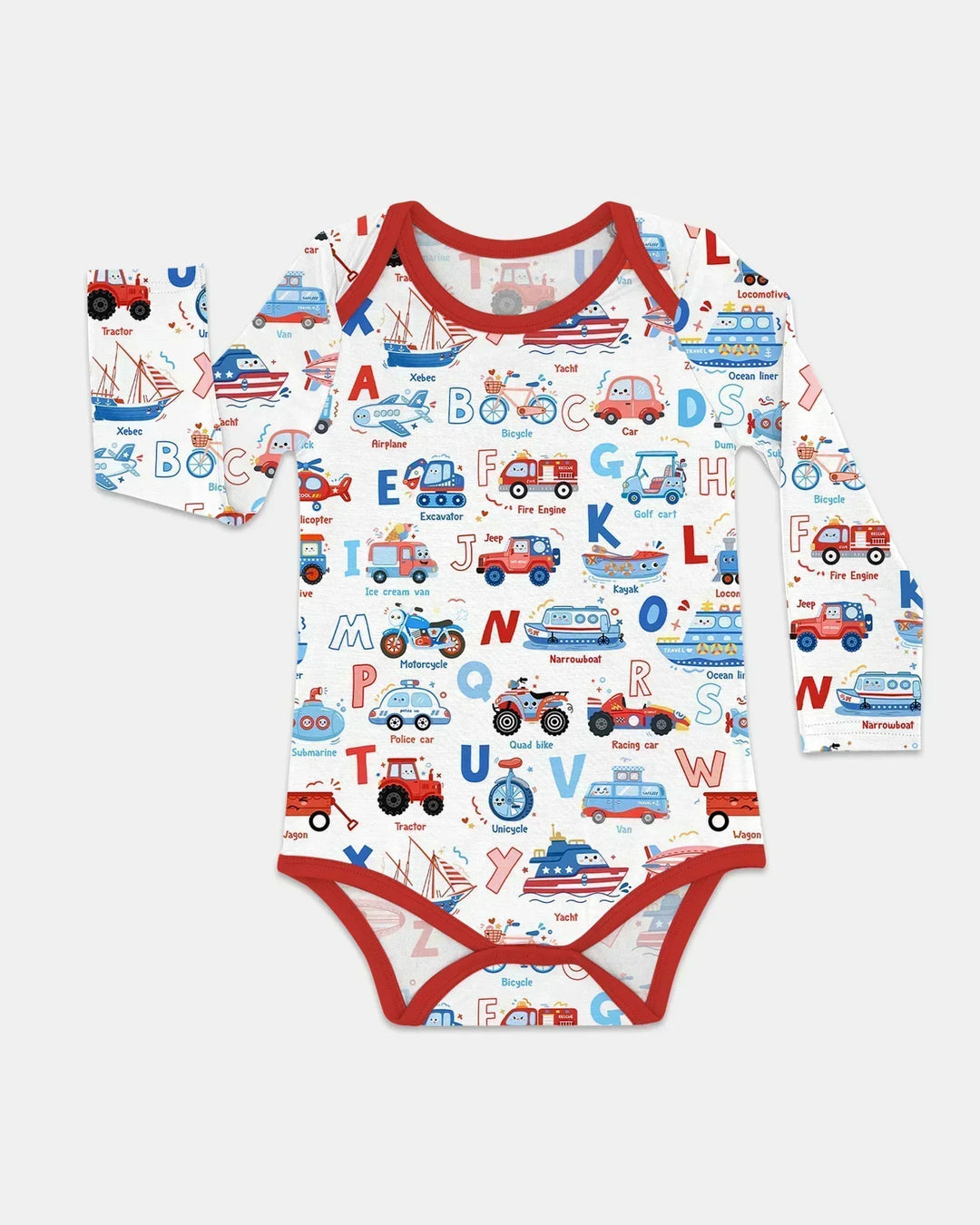Patriotic Construction Bamboo Bodysuit