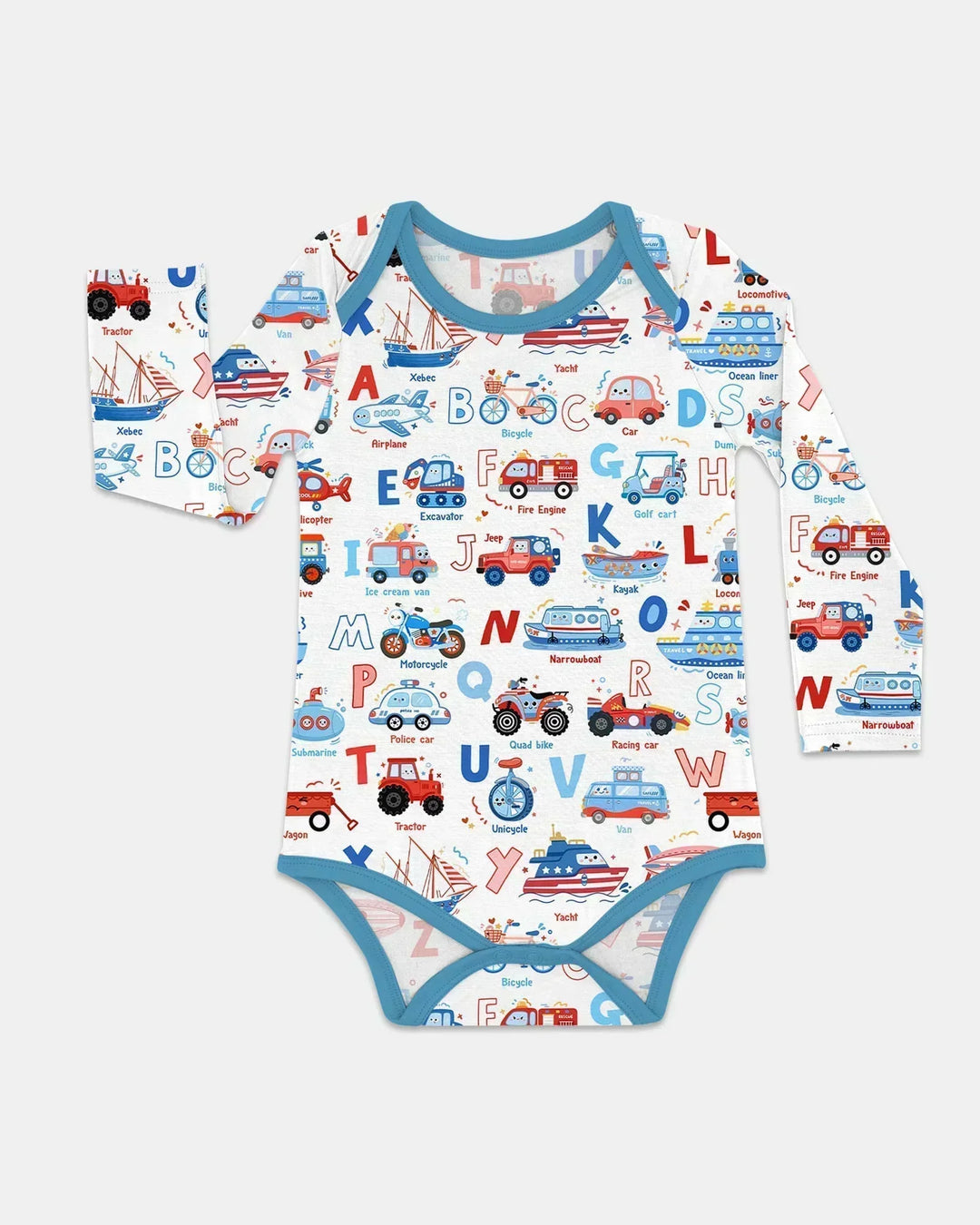 Patriotic Construction Bamboo Bodysuit
