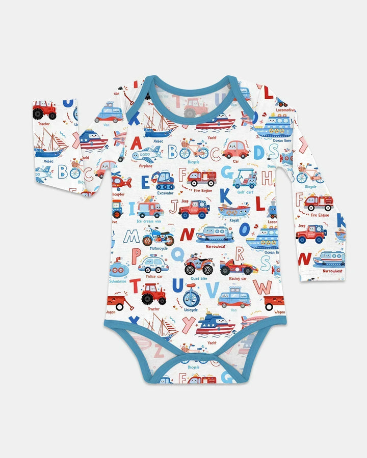 Patriotic Construction Bamboo Bodysuit