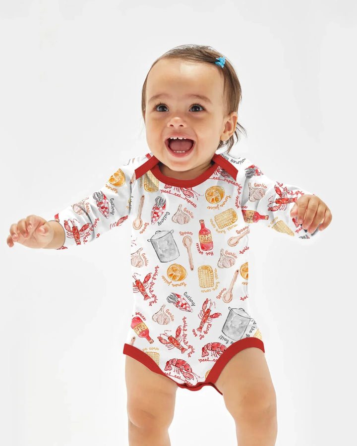Crawfish Boil Bamboo Bodysuit