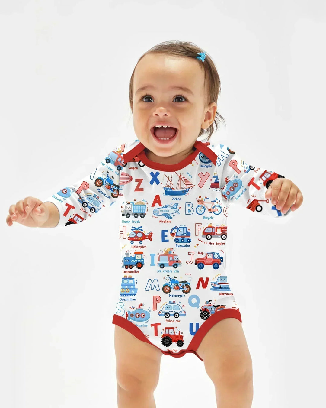 Patriotic Construction Bamboo Bodysuit