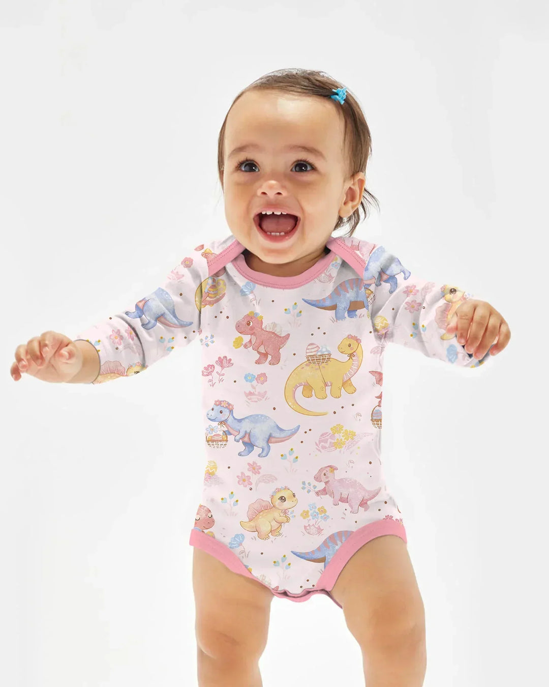 Dino Easter Bamboo Bodysuit