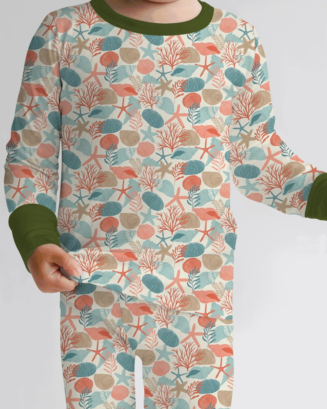 Sunny Beach Cruisers Bamboo Two Piece Long Sleeve Pajama Set
