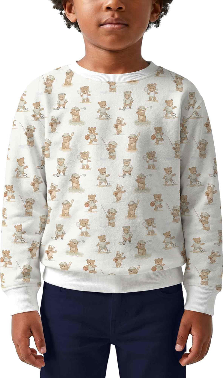 Teddy Team Spirit Bamboo Crewneck Sweatshirt