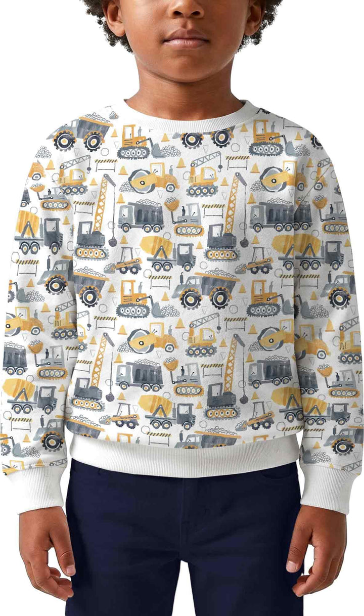 Construction Crew Bamboo Crewneck Sweatshirt