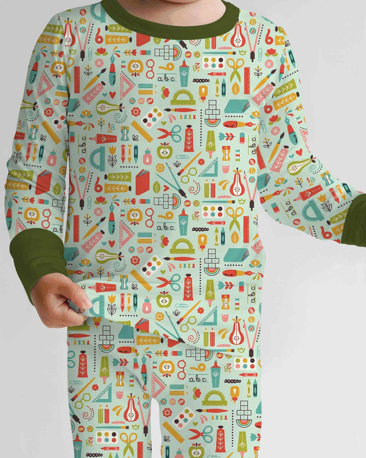 Creative Classroom Bamboo Two Piece Long Sleeve Pajama Set