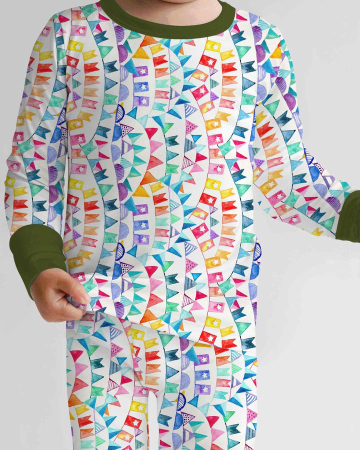 Celebrate Everyday Bamboo Two Piece Long Sleeve Pajama Set