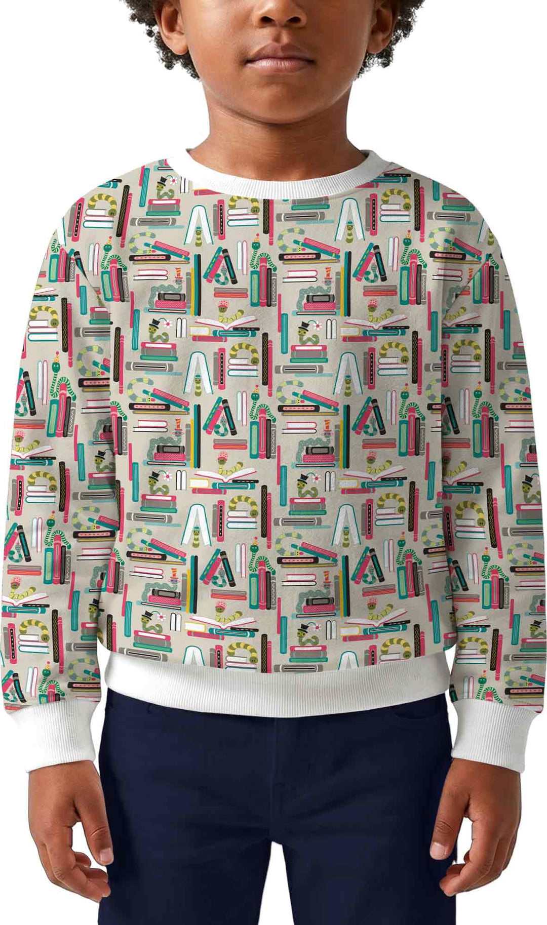 Bookworm Adventures Bamboo Crewneck Sweatshirt