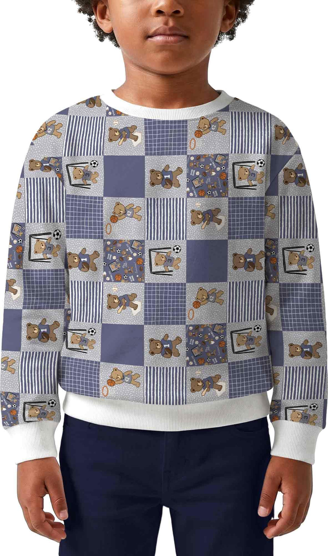 Game Day Teddy Bamboo Crewneck Sweatshirt