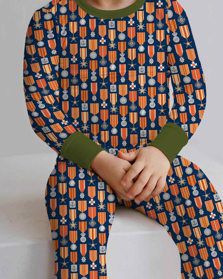 Little Hero Bamboo Two Piece Long Sleeve Pajama Set