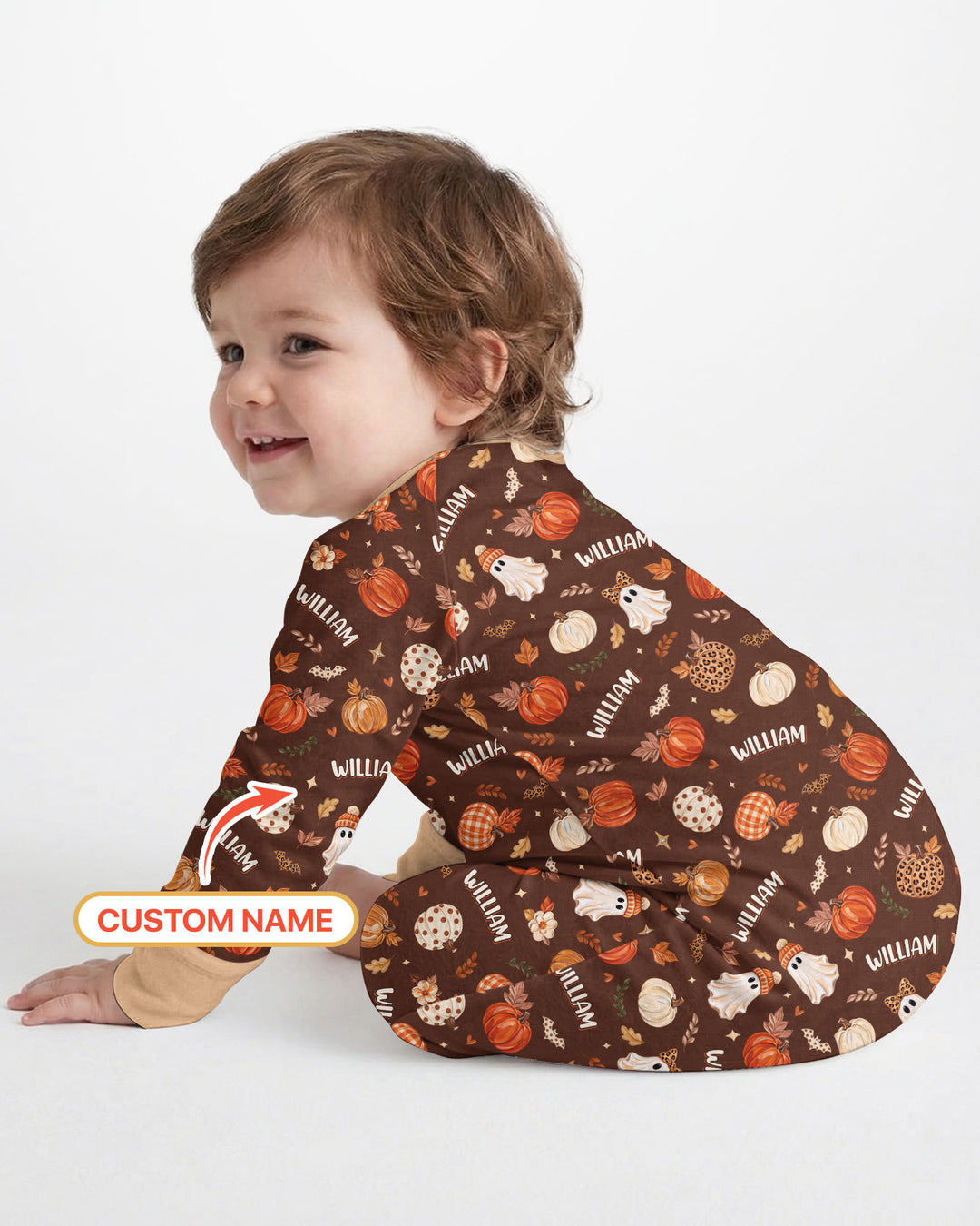 Cutest Pumpkin In The Patch Custom Name Bamboo Convertible Zippy
