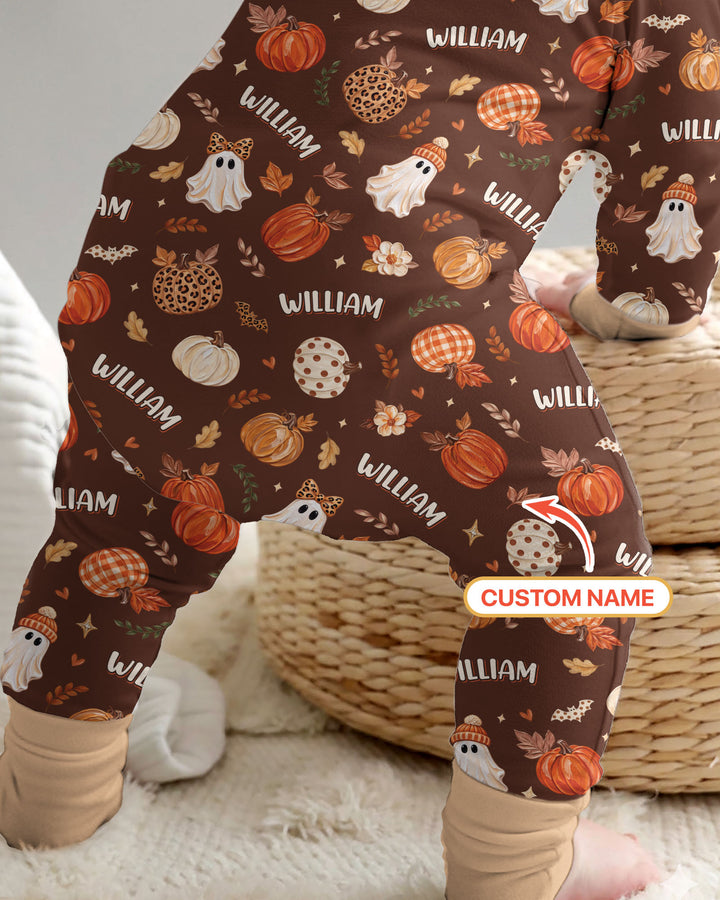Cutest Pumpkin In The Patch Custom Name Bamboo Convertible Zippy