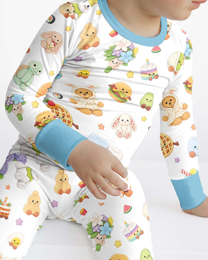Kawaii Jellycat Bamboo Two Piece Long Sleeve Pajama Set