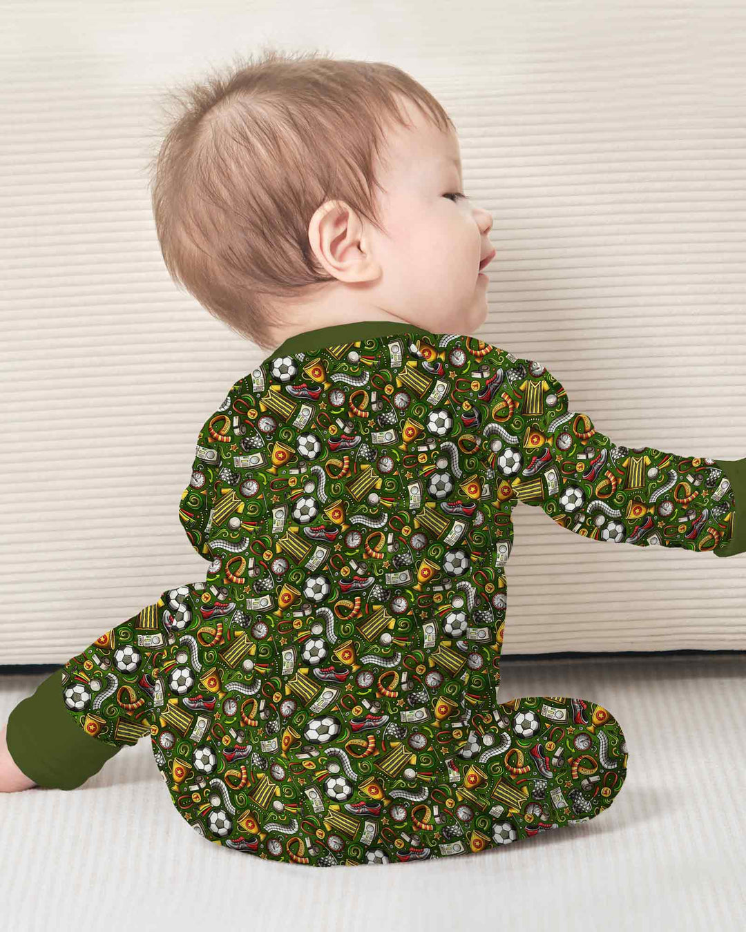 Green Soccer All-Star Bamboo Convertible Zippy