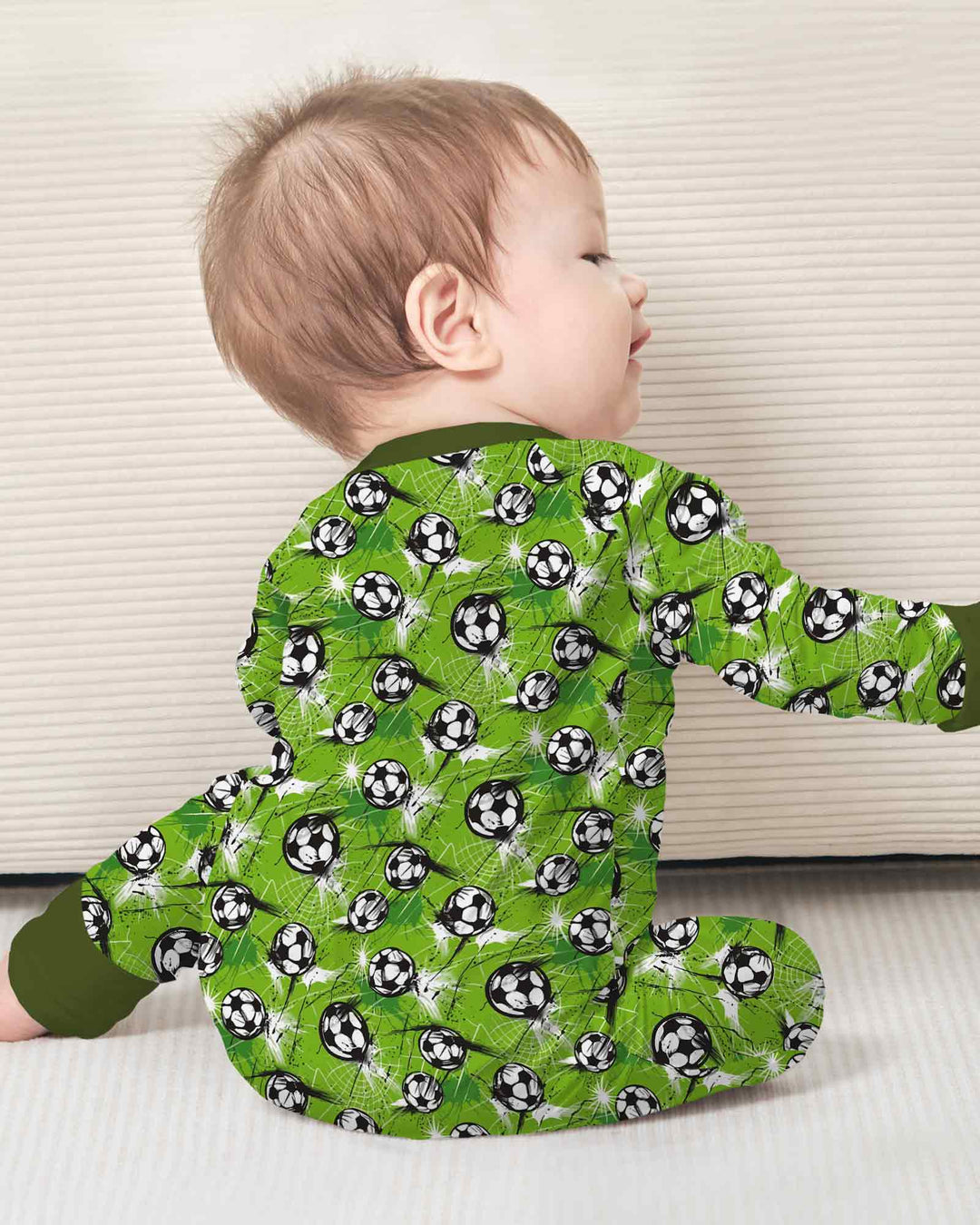 Green Soccer Energy Bamboo Convertible Zippy