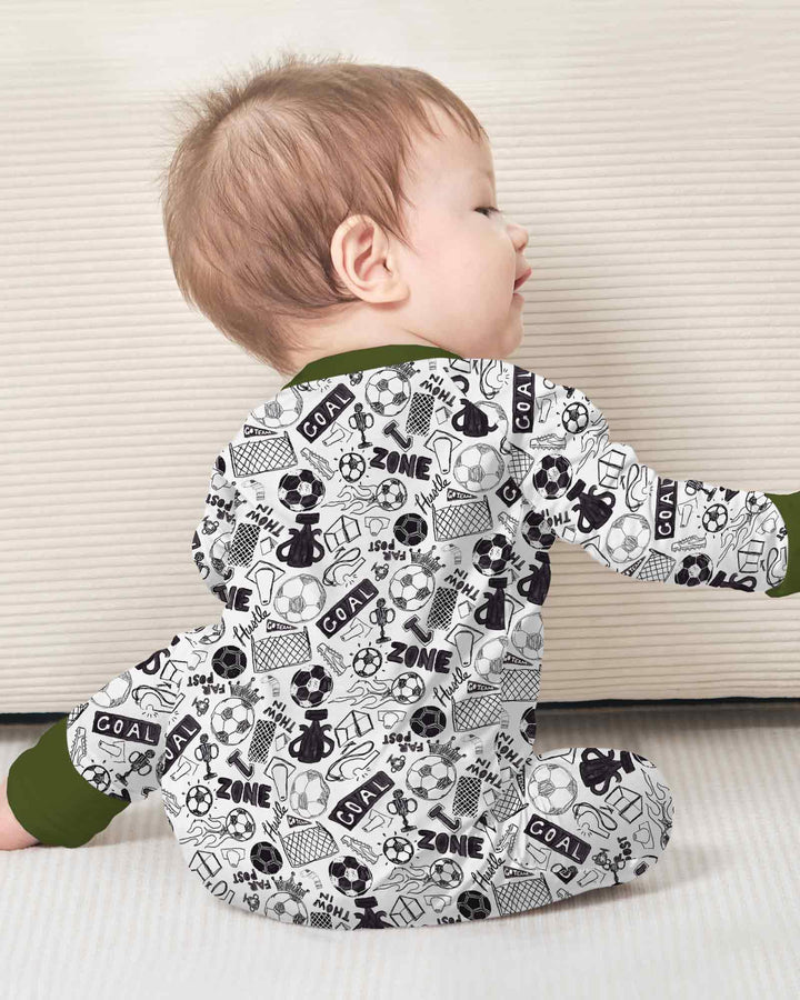 Soccer Doodle Bamboo Convertible Zippy