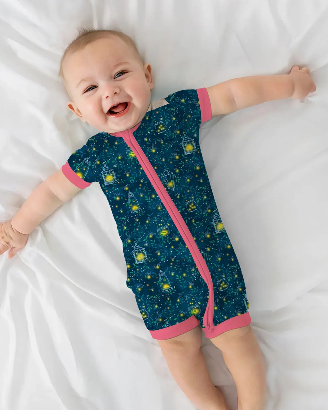 Firefly Lantern Night Bamboo Shorty Zippy