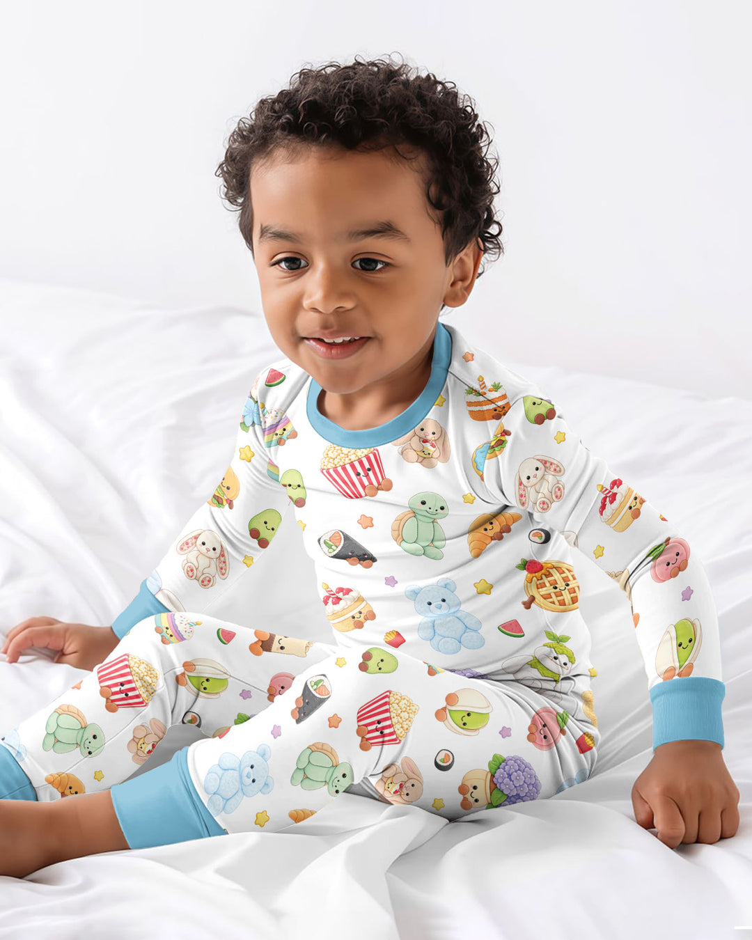 Kawaii Jellycat Bamboo Two Piece Long Sleeve Pajama Set