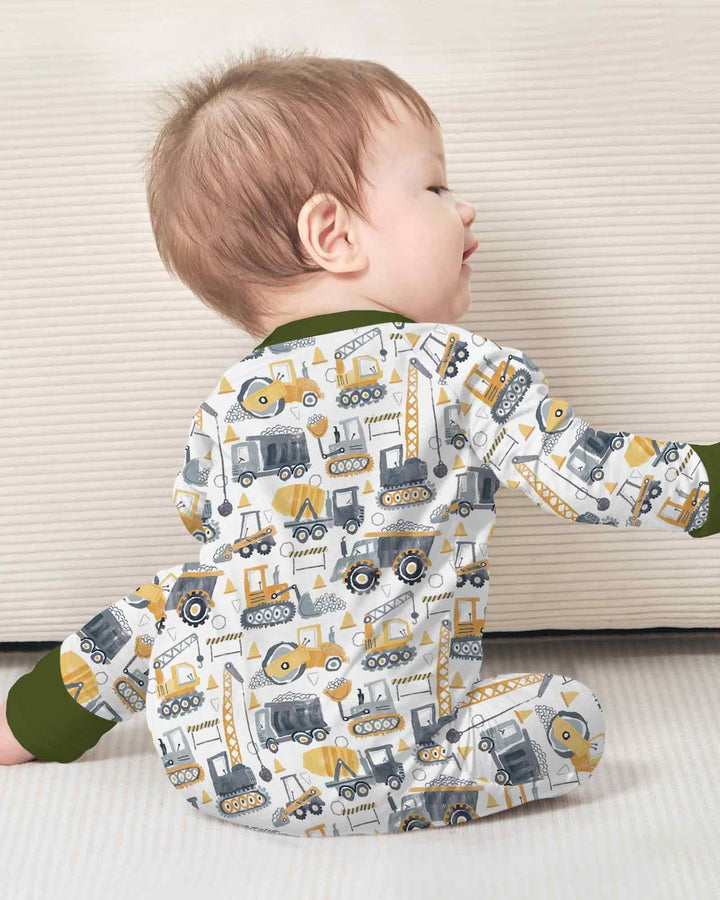 Construction Crew Bamboo Convertible Zippy