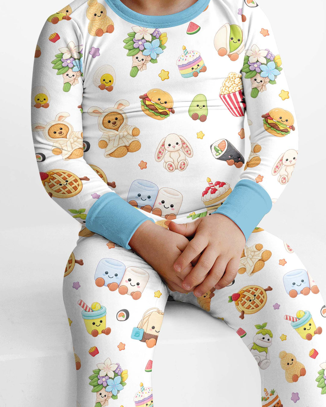Kawaii Jellycat Bamboo Two Piece Long Sleeve Pajama Set
