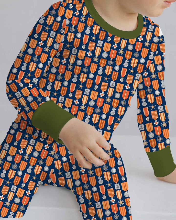Little Hero Bamboo Two Piece Long Sleeve Pajama Set
