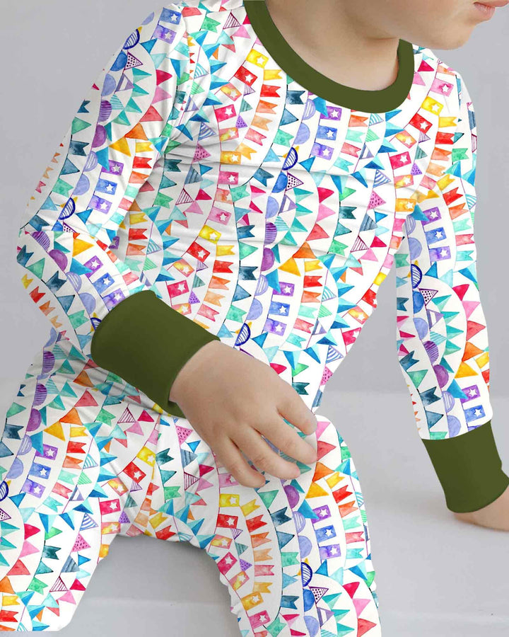 Celebrate Everyday Bamboo Two Piece Long Sleeve Pajama Set