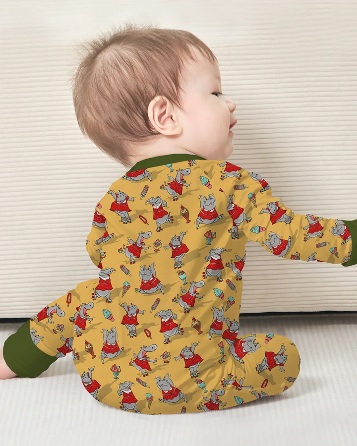 Dancing Hippo Treats Bamboo Convertible Zippy