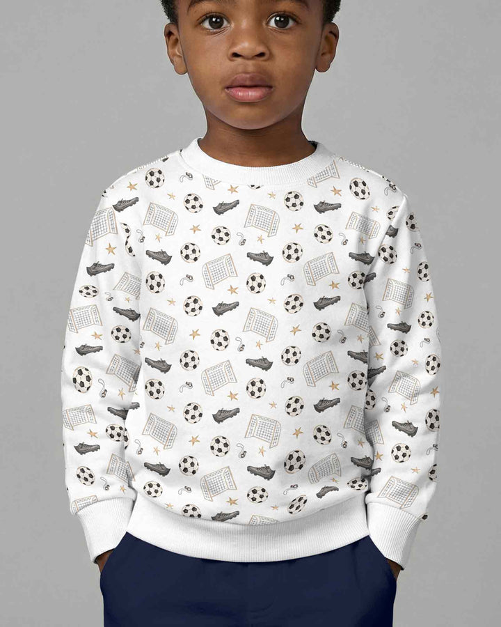 Little Soccer Star Bamboo Crewneck Sweatshirt