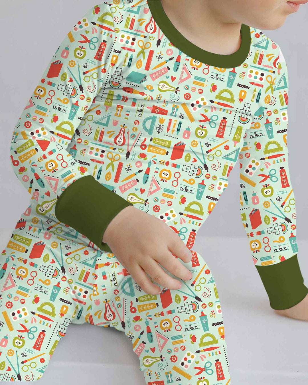 Creative Classroom Bamboo Two Piece Long Sleeve Pajama Set