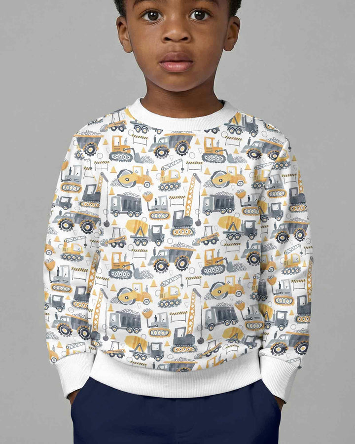 Construction Crew Bamboo Crewneck Sweatshirt