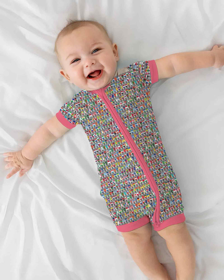 Around The World Bamboo Shorty Zippy