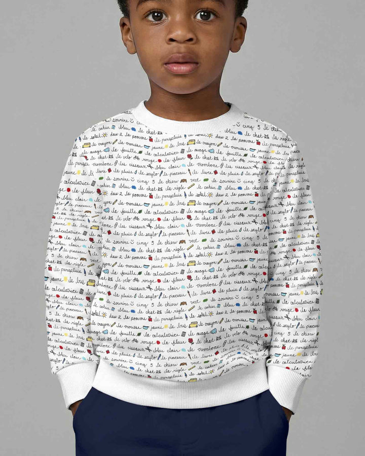 French Classroom Notes Bamboo Crewneck Sweatshirt